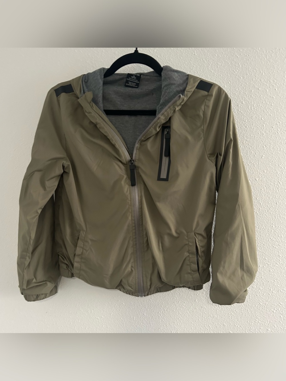 Ring of Fire Kids Olive Green Hooded Raincoat